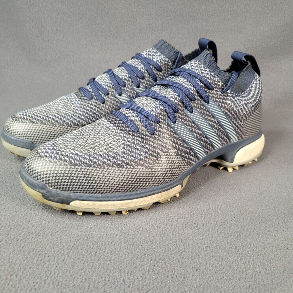 adidas Navy and Light Gray Knit Golf Shoes